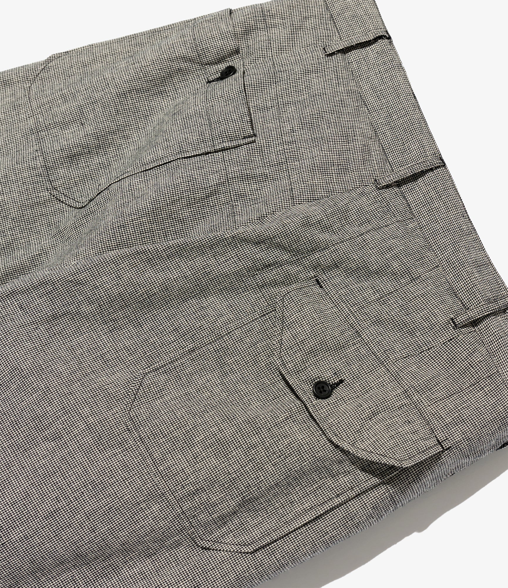 Engineered Garments Carlyle Pant - Black/Grey CL Houndstooth - Image 4