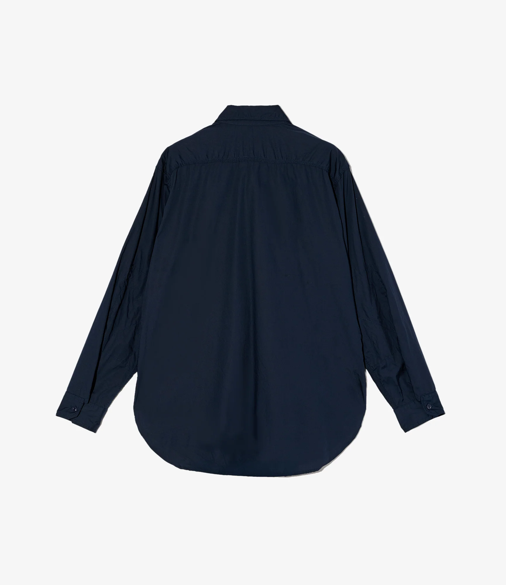 Engineered Garments Work Shirt - Dark Navy Cotton Broadcloth - Image 2