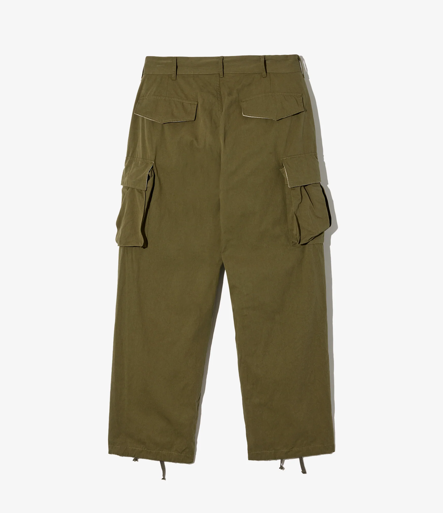 Engineered Garments FA Pant - Olive Cotton Sanded Cloth - Image 2