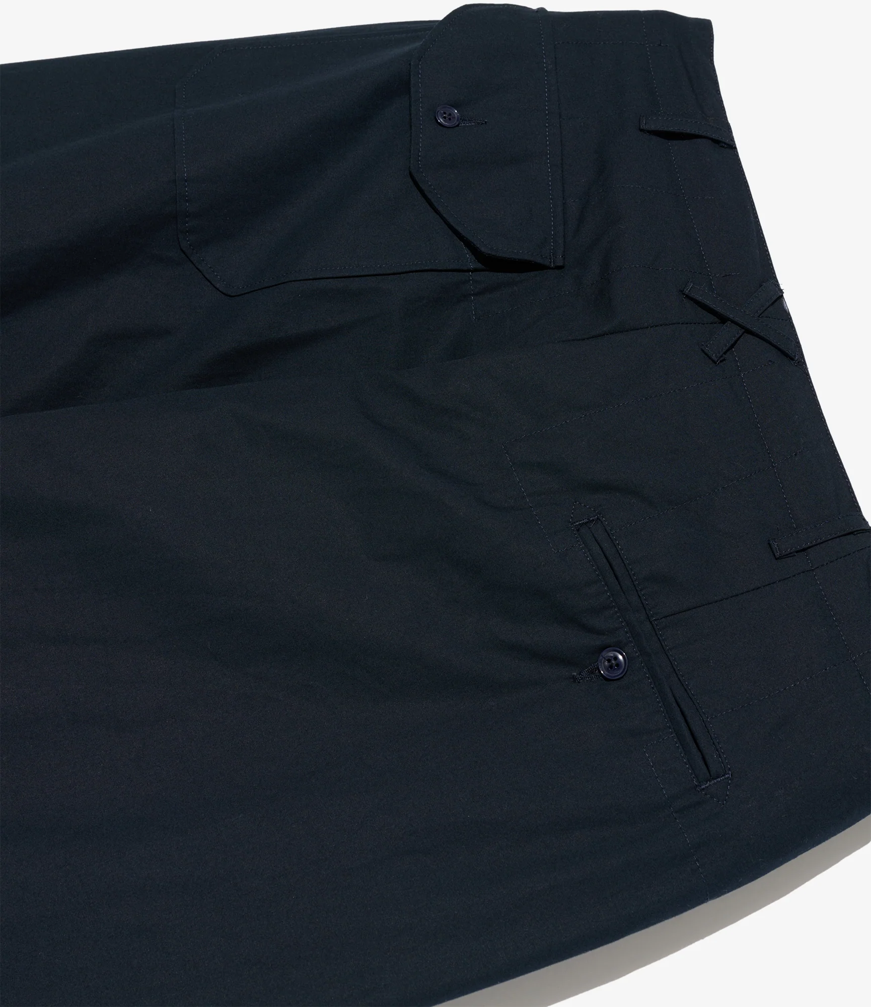 Engineered Garments Over Pant - Dk.Navy Cotton Heavy Poplin - Image 4