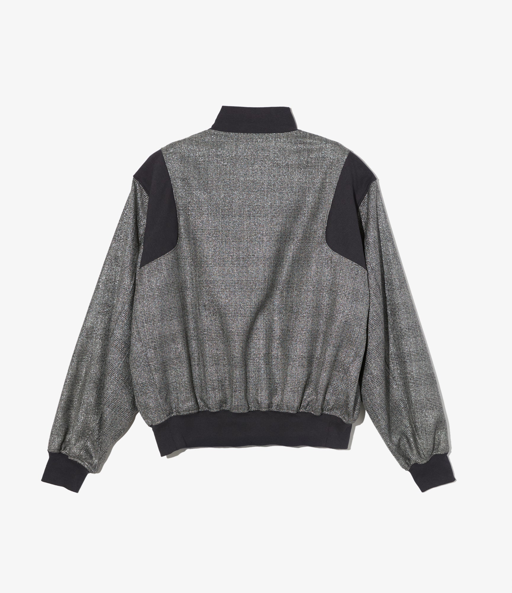 Engineered Garments Referee Jacket - Dk.Grey Polyester Lurex Glen Plaid - Image 2