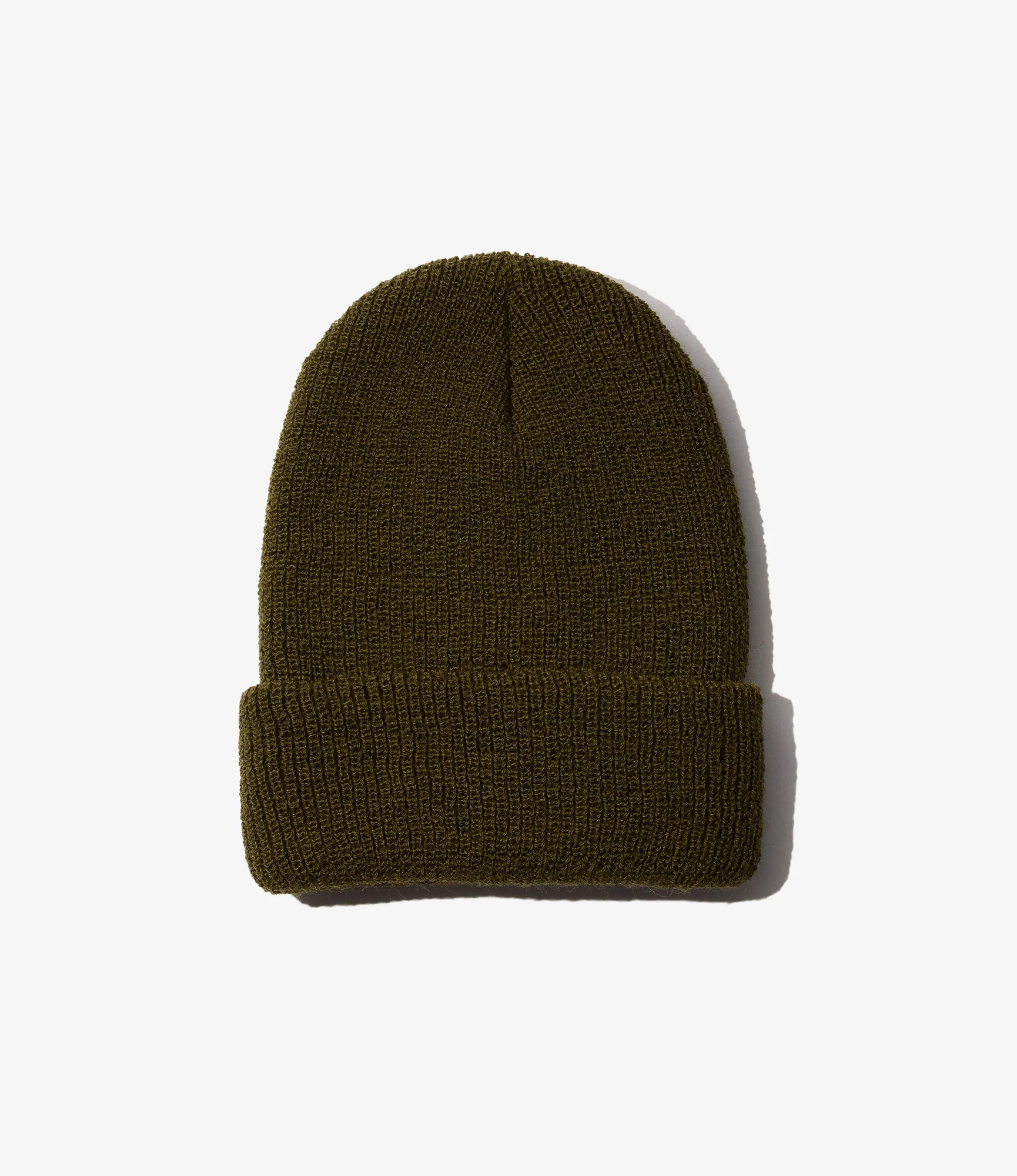 Engineered Garments Watch Cap - Olive Wool - Image 2