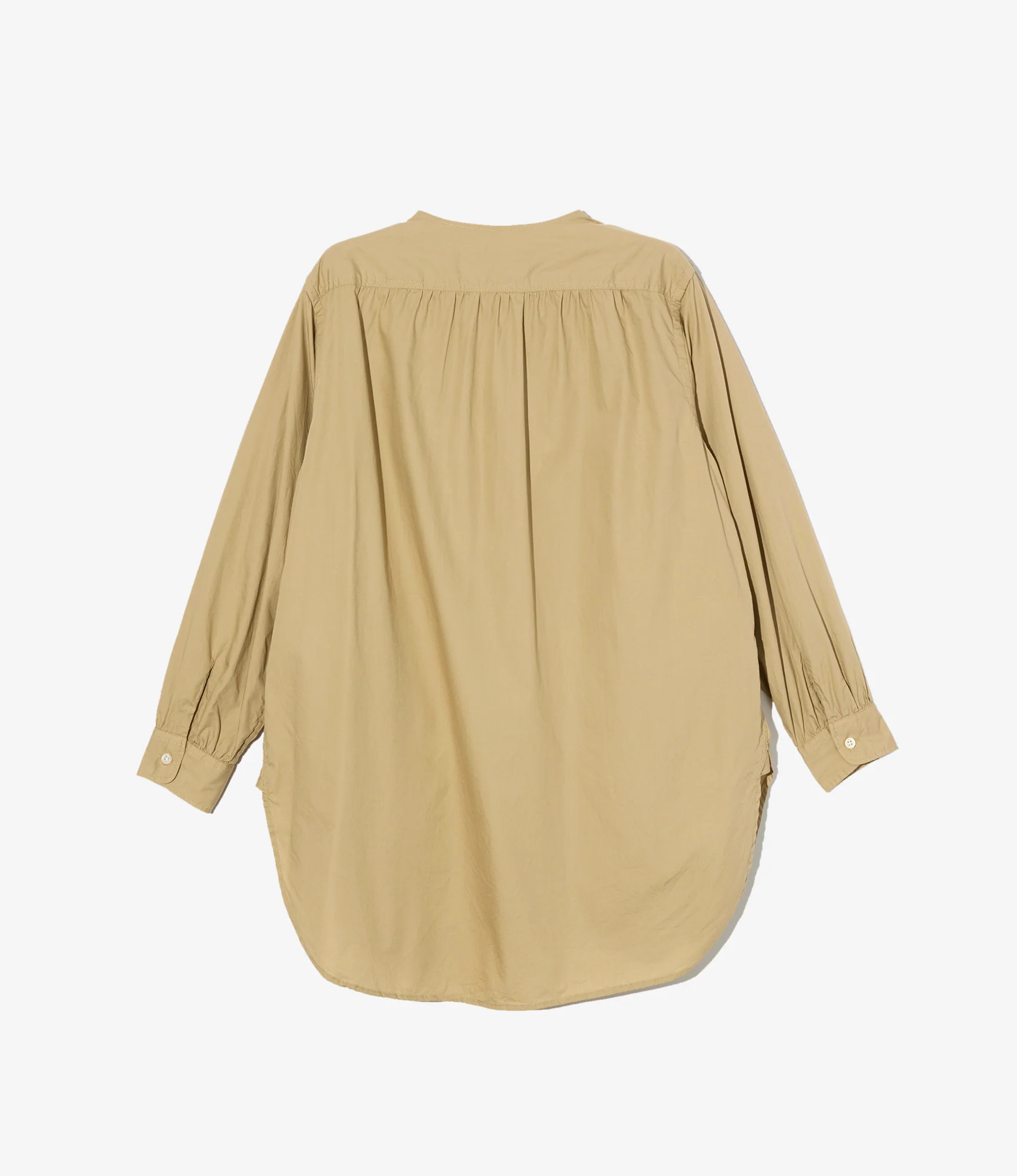 Engineered Garments Women's VARI Shirt - Tan Superfine Poplin - Image 4