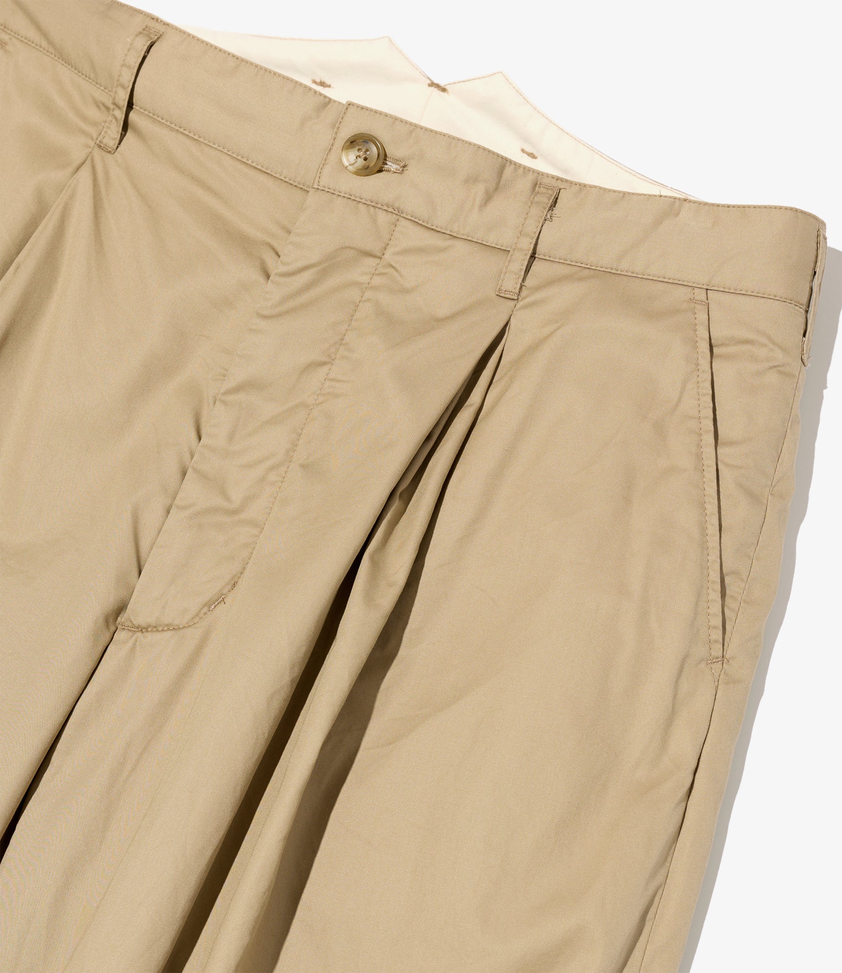 Engineered Garments WP 3/4 Pant - Khaki High Count Twill - Image 3