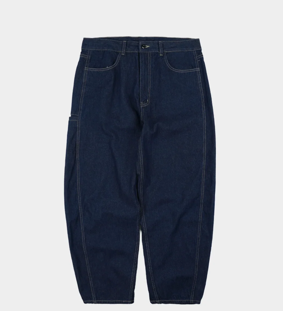 FrizmWorks Curved Denim Pants - Indigo