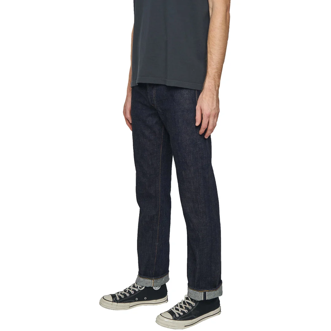 Fullcount & Co. 1108W - Slim Straight Denim - 13.7oz - Raw Indigo Blue - Image 4