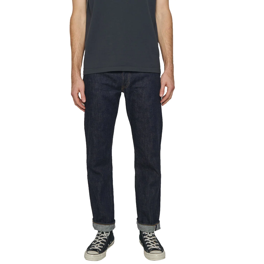 Fullcount & Co. 1108W - Slim Straight Denim - 13.7oz - Raw Indigo Blue - Image 5