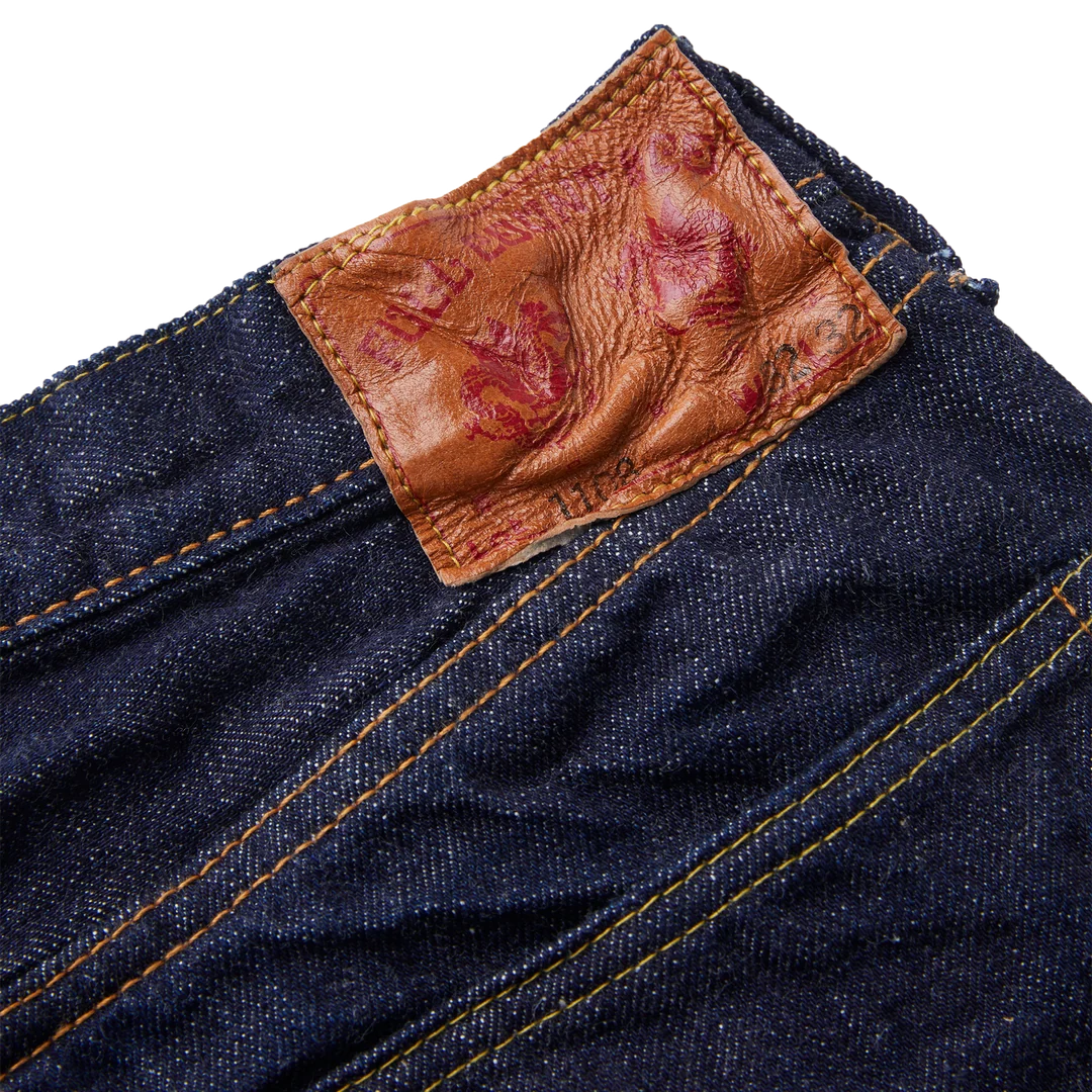 Fullcount & Co. 1108W - Slim Straight Denim - 13.7oz - Raw Indigo Blue - Image 6