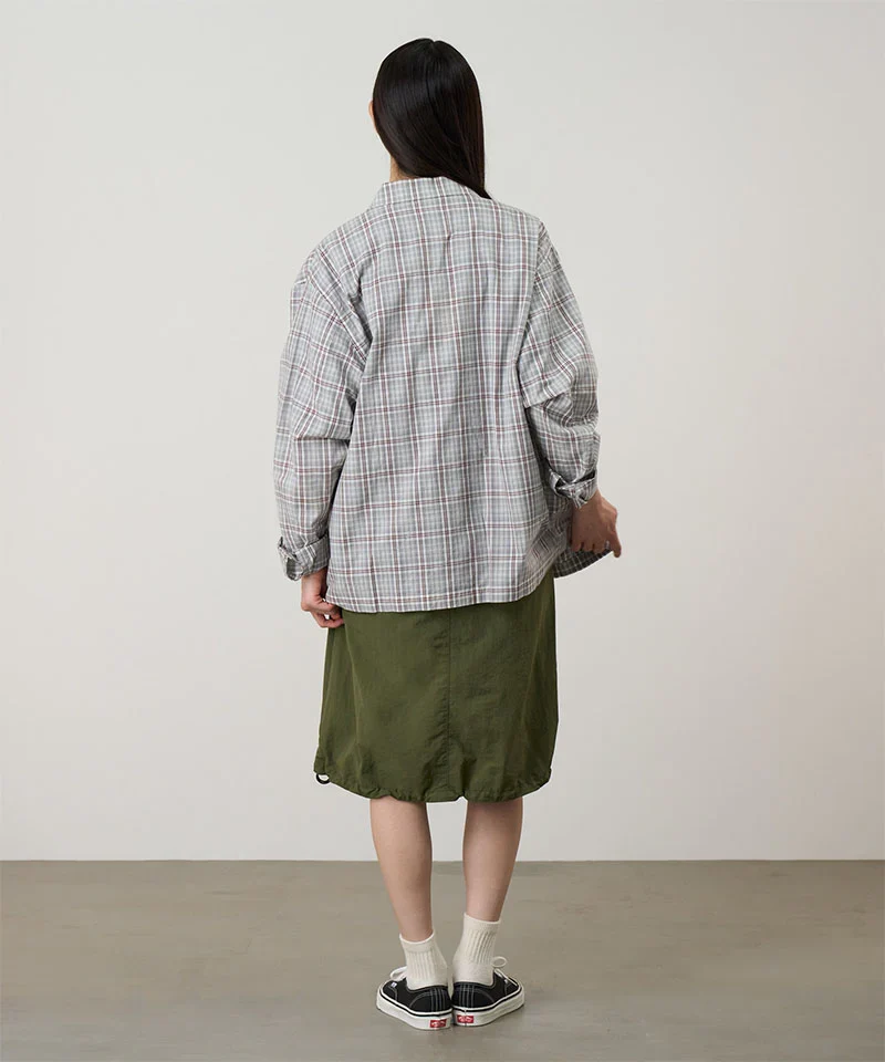 Gramicci Nylon Packable Midi Skirt - Olive - Image 3
