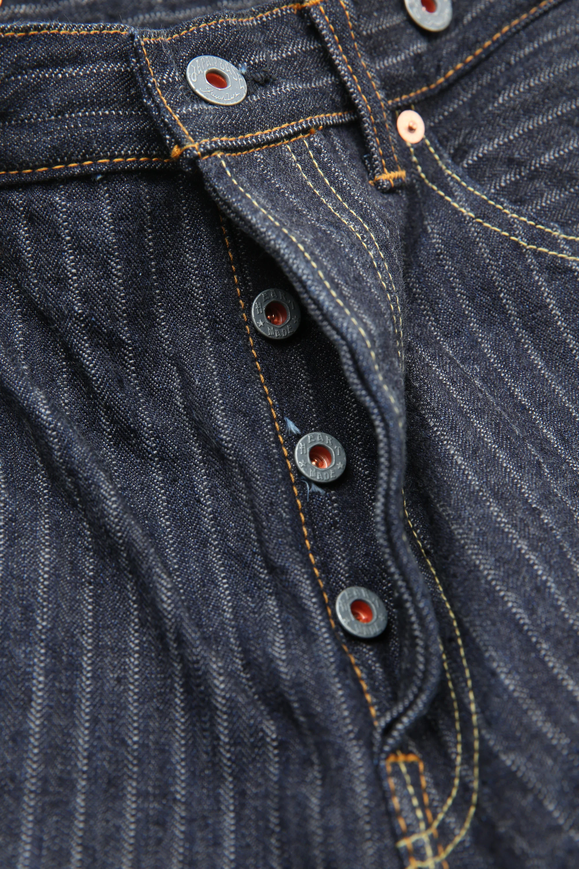 Graph Zero 16oz Loose Straight Pant - Needle Pull HB. ST (One Wash) - Image 5