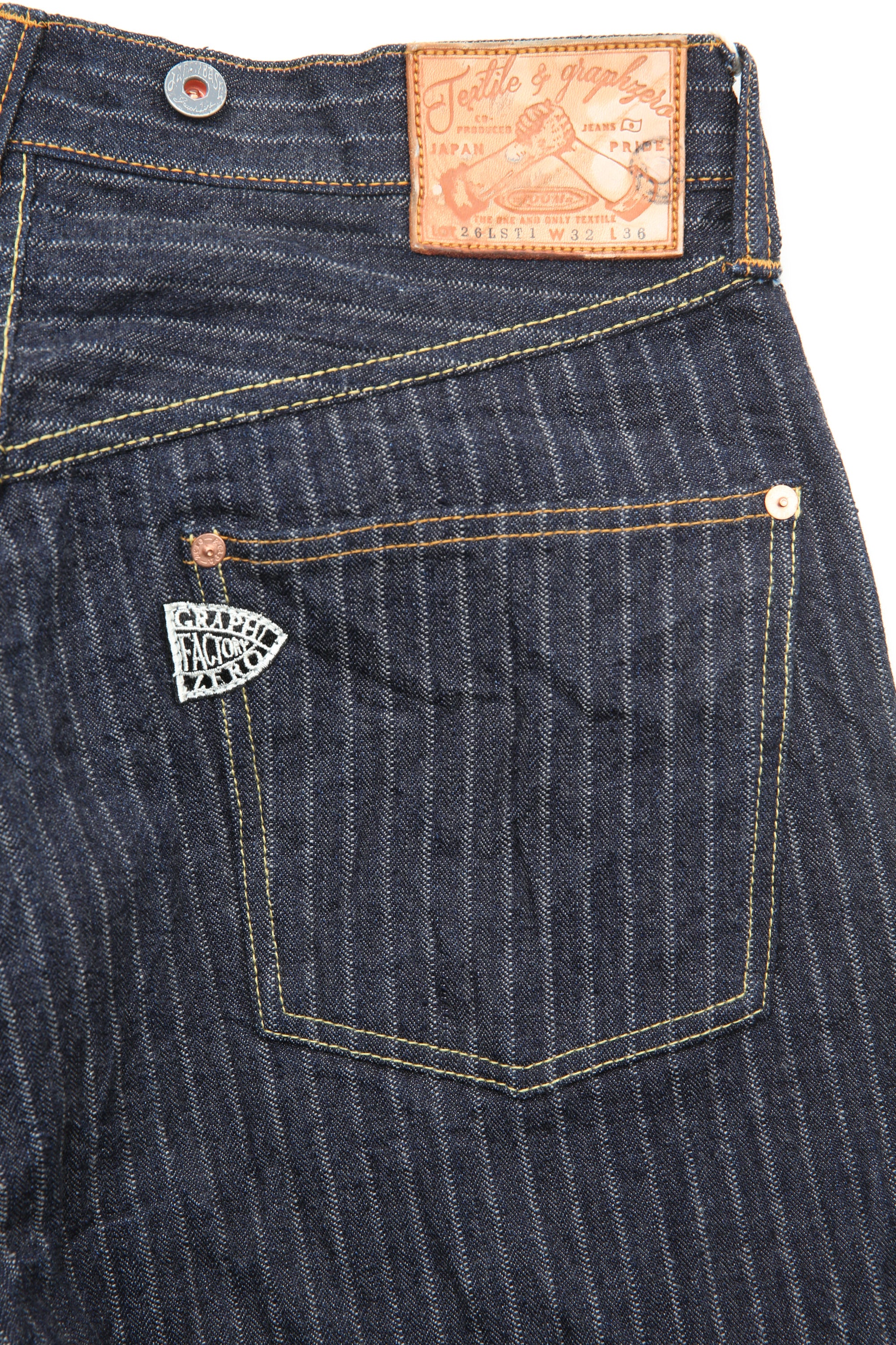 Graph Zero 16oz Loose Straight Pant - Needle Pull HB. ST (One Wash) - Image 9