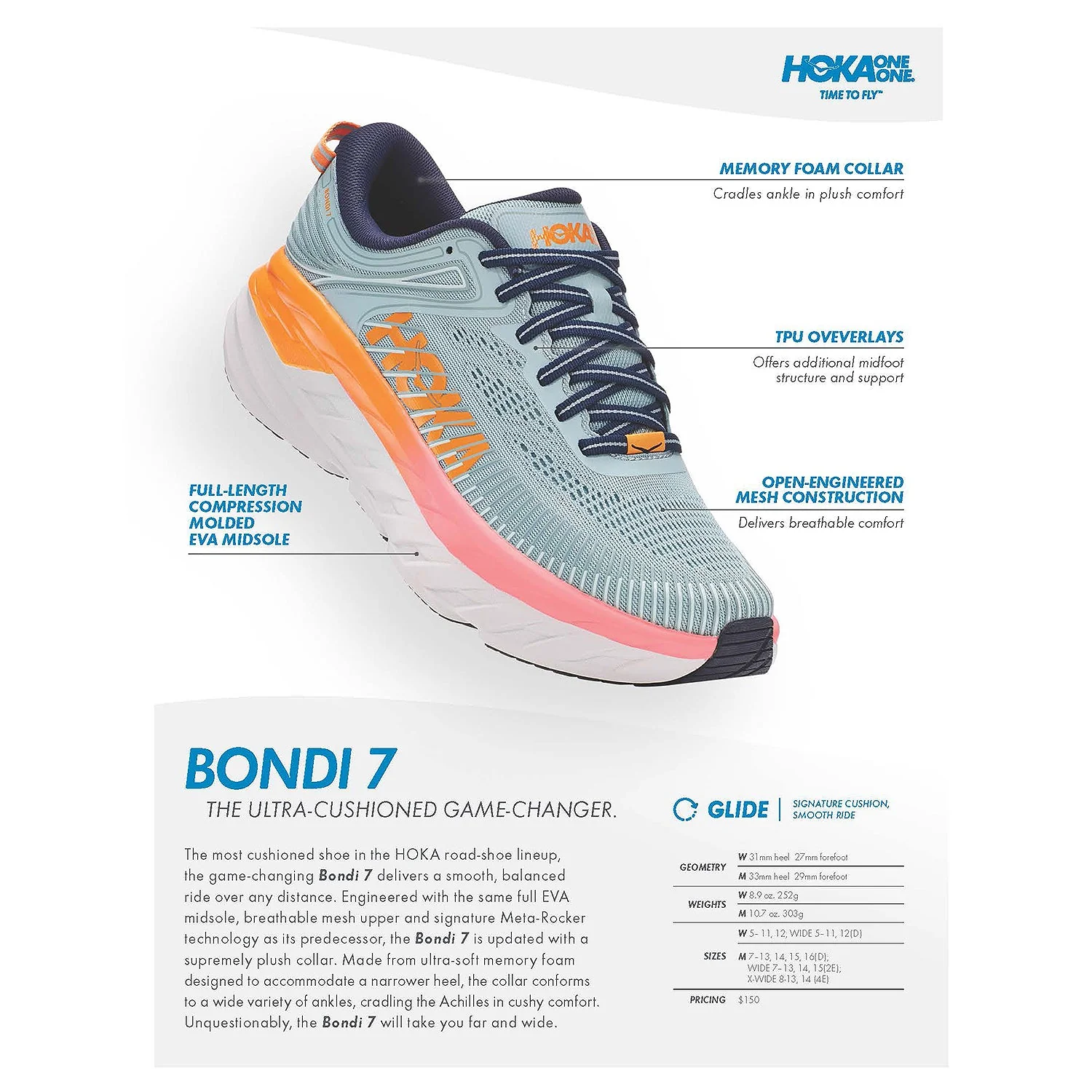 Hoka Women's Bondi 7 - Date Sugar / Date Syrup - Image 9