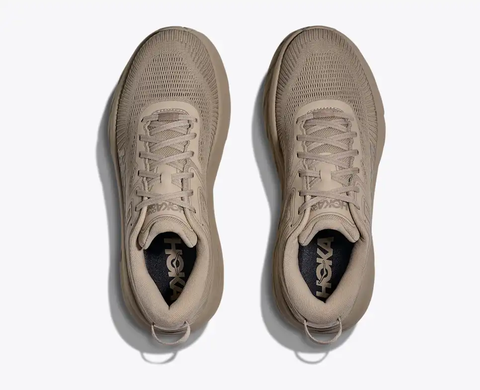 Hoka Men's Bondi 7 - Raw Linen / Raw Linen - Image 6