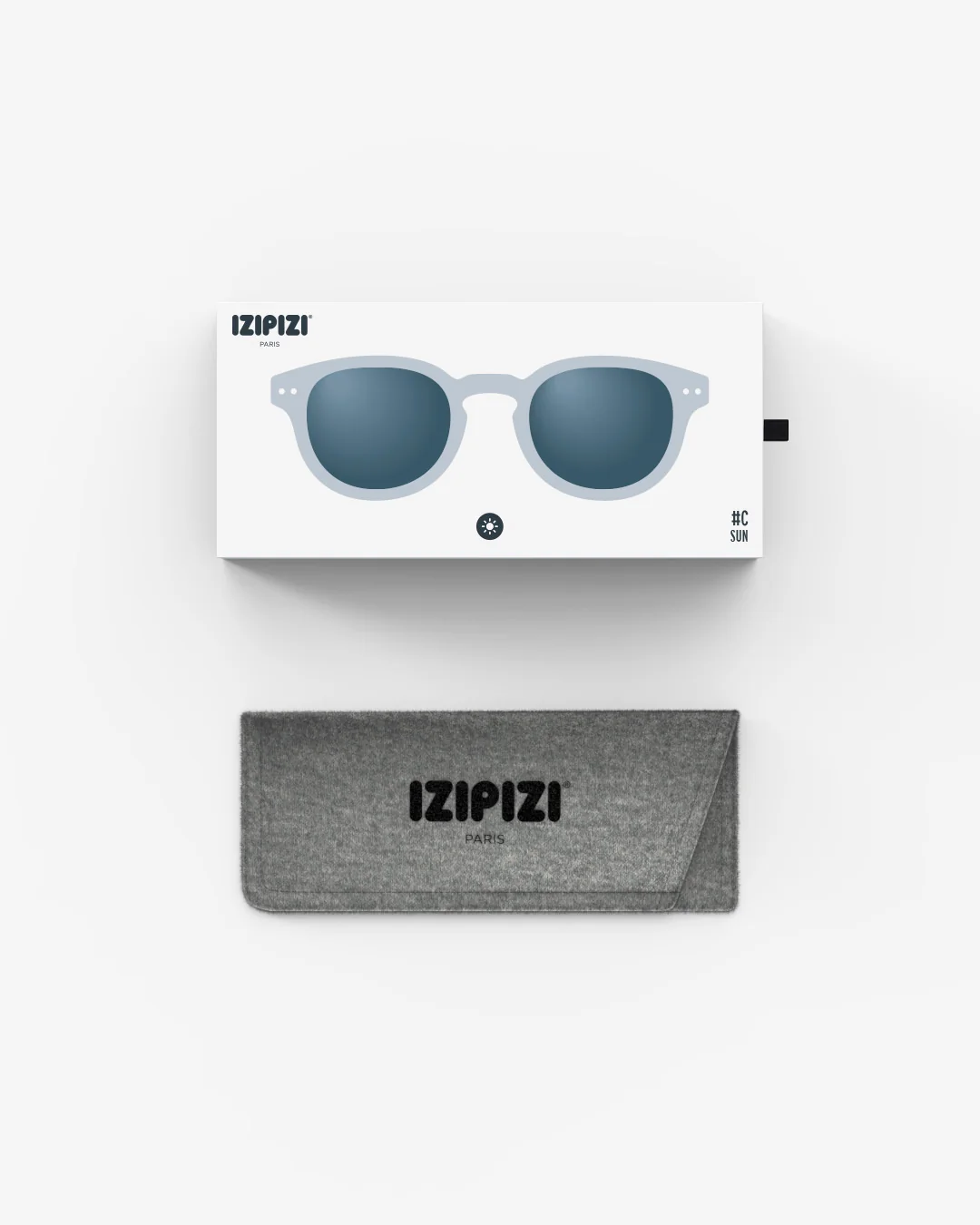 Izipizi Sunglasses #C Blue Lenses - Frozen Blue - Image 5
