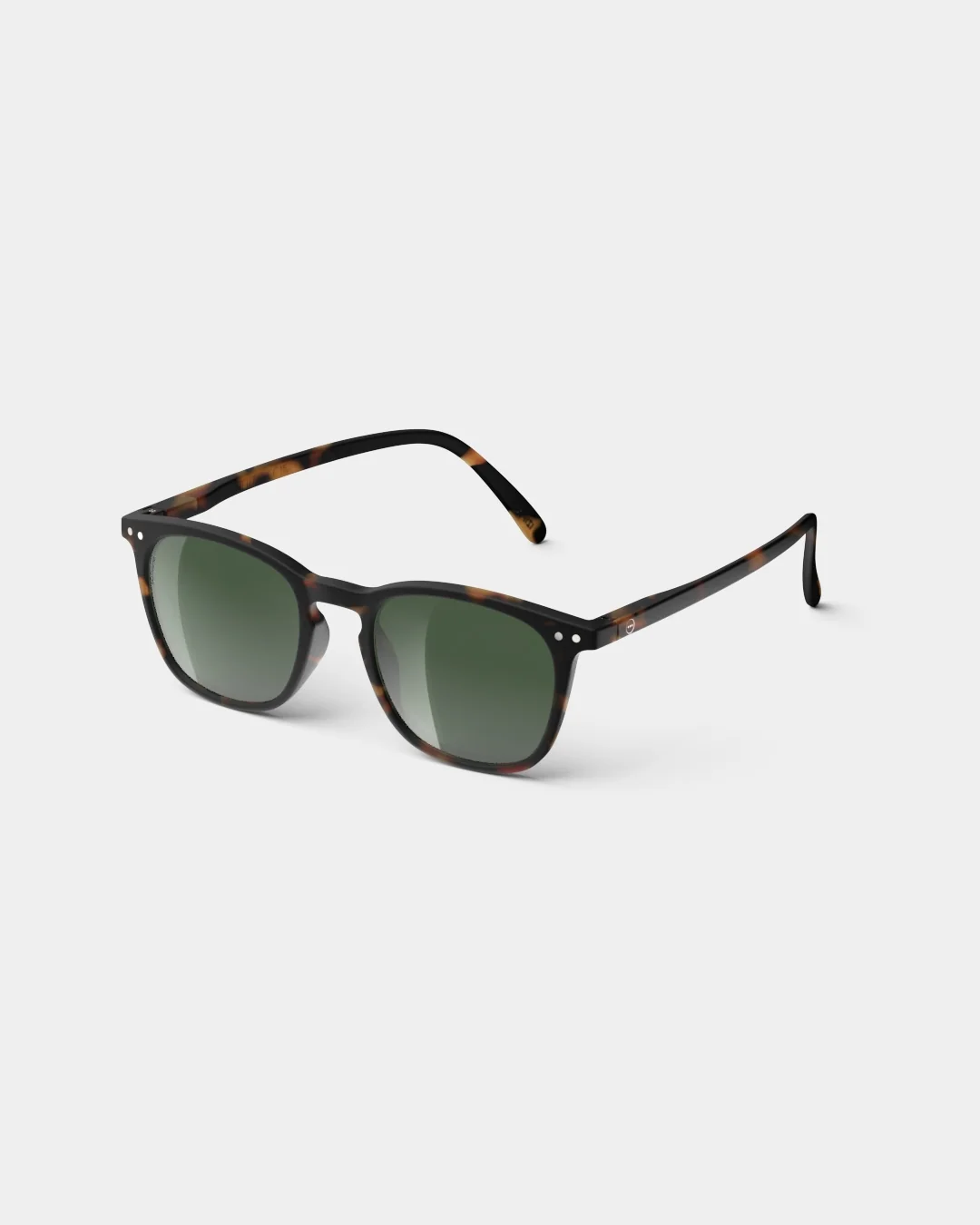 Izipizi Sunglasses #E - Polarized Green Lenses - Tortoise - Image 3