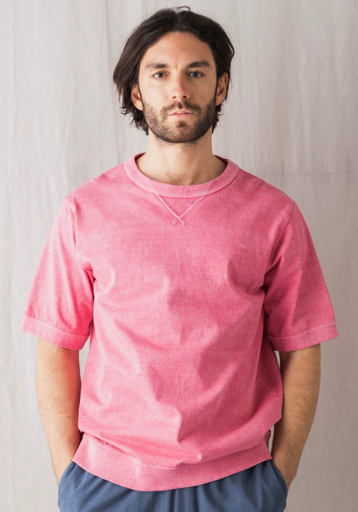 Jackman Rib T-Shirt - Fade Rose - Image 9