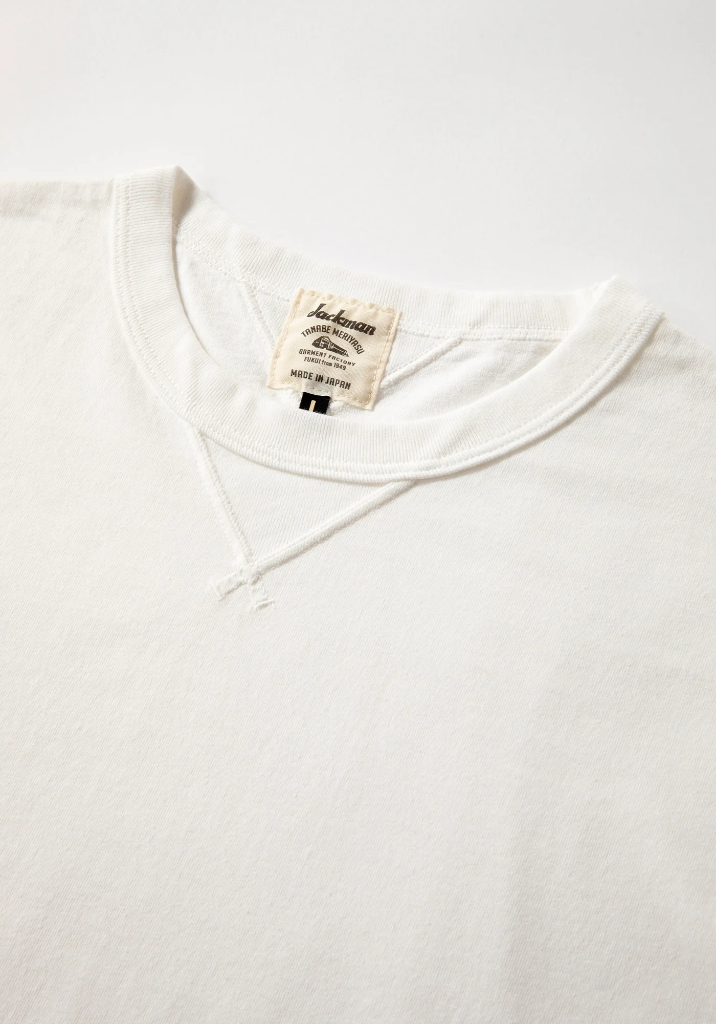 Jackman Rib T-Shirt - White - Image 3
