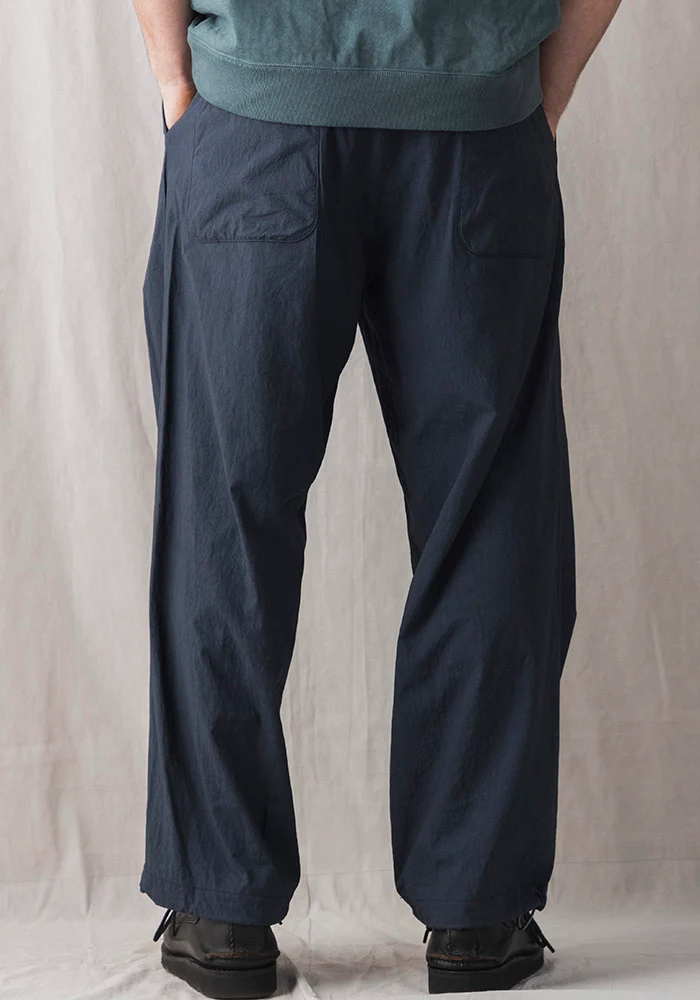 Jackman Tenpi Baggy Trousers - Iron Navy - Image 4