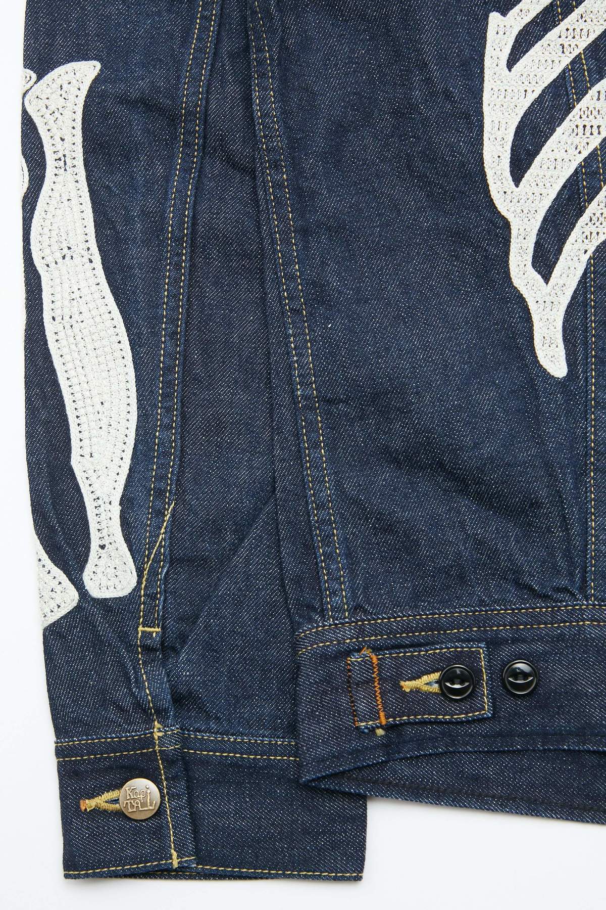 Kapital 11.5oz Denim MEXICAN TUXEDO Westerner - Indigo - (EK-1500LJ) - Image 13