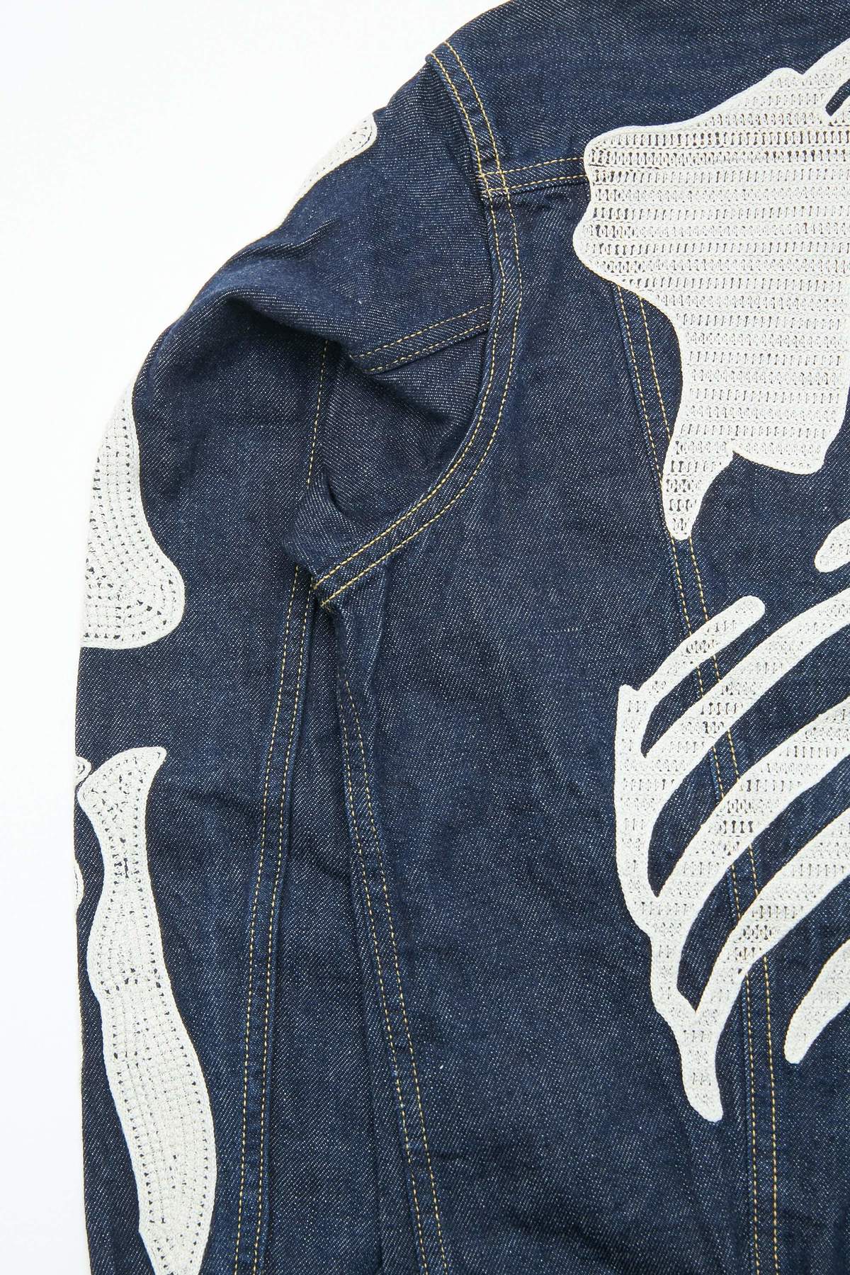 Kapital 11.5oz Denim MEXICAN TUXEDO Westerner - Indigo - (EK-1500LJ) - Image 14
