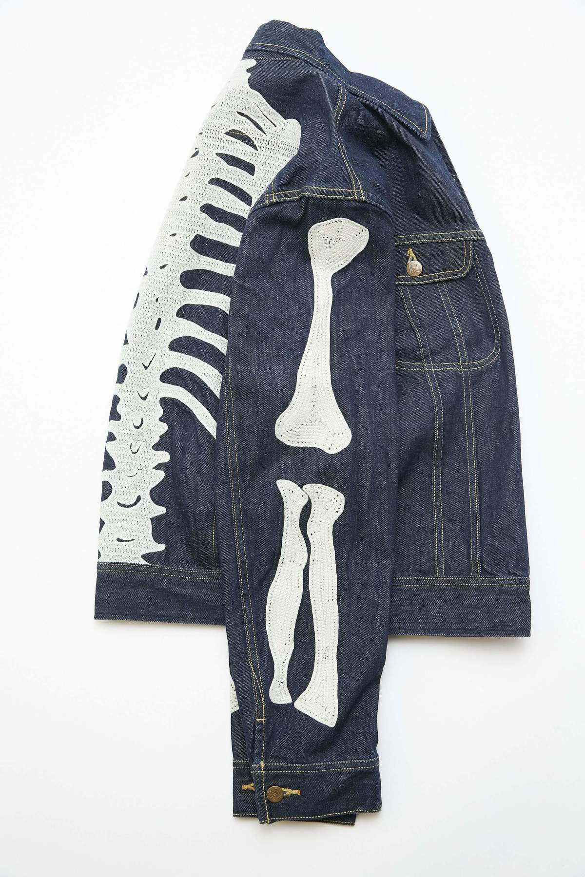 Kapital 11.5oz Denim MEXICAN TUXEDO Westerner - Indigo - (EK-1500LJ) - Image 18