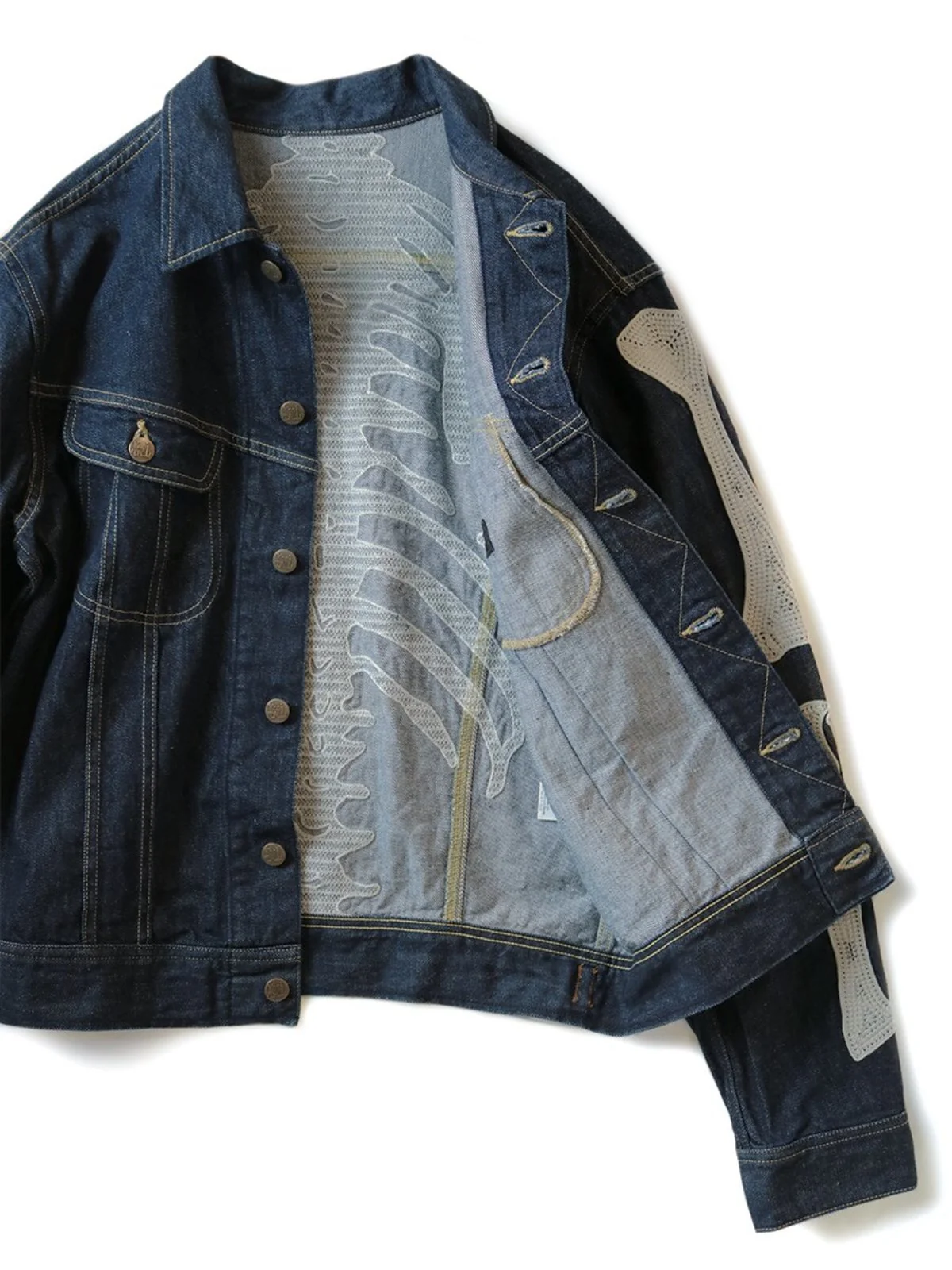 Kapital 11.5oz Denim MEXICAN TUXEDO Westerner - Indigo - (EK-1500LJ) - Image 20