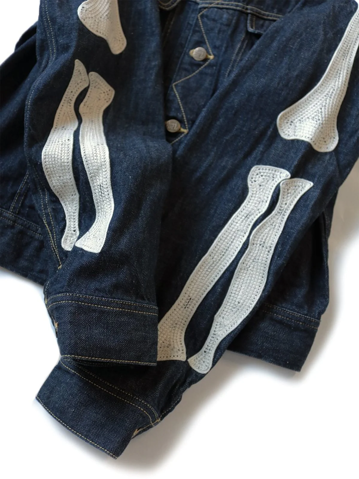 Kapital 11.5oz Denim MEXICAN TUXEDO Westerner - Indigo - (EK-1500LJ) - Image 22