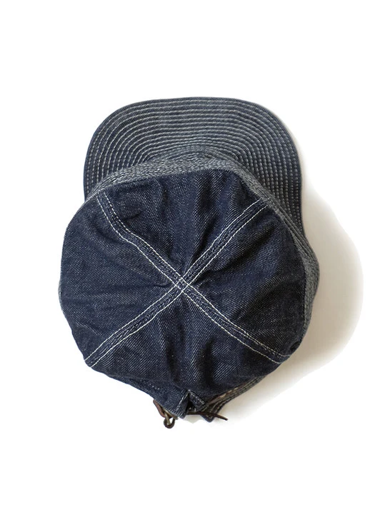 Kapital 11.5oz Denim The Old Man and The Sea Cap - Midtone - Image 5