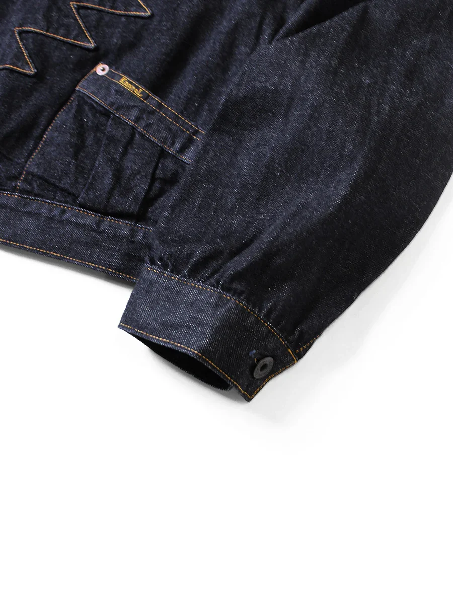 Kapital 12oz Denim Santo Domingo Thunderbird Jacket - Indigo - Image 6