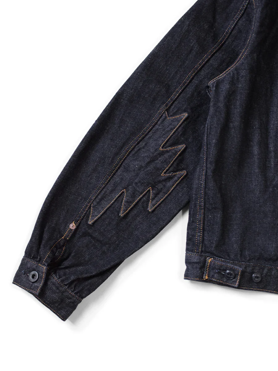 Kapital 12oz Denim Santo Domingo Thunderbird Jacket - Indigo - Image 8