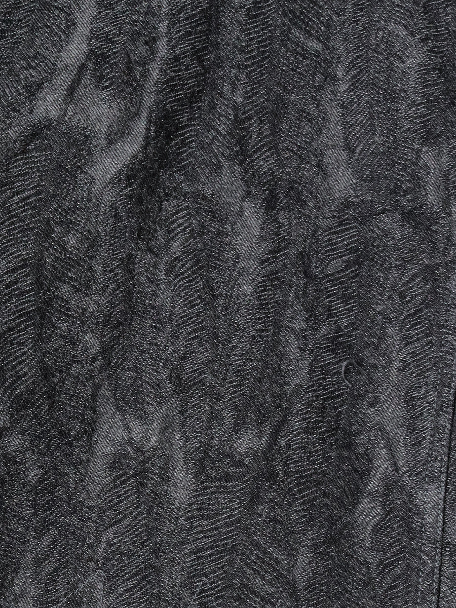 Kapital 12oz MAGPIE Denim 3rd Jacket - Black / Black - Image 7
