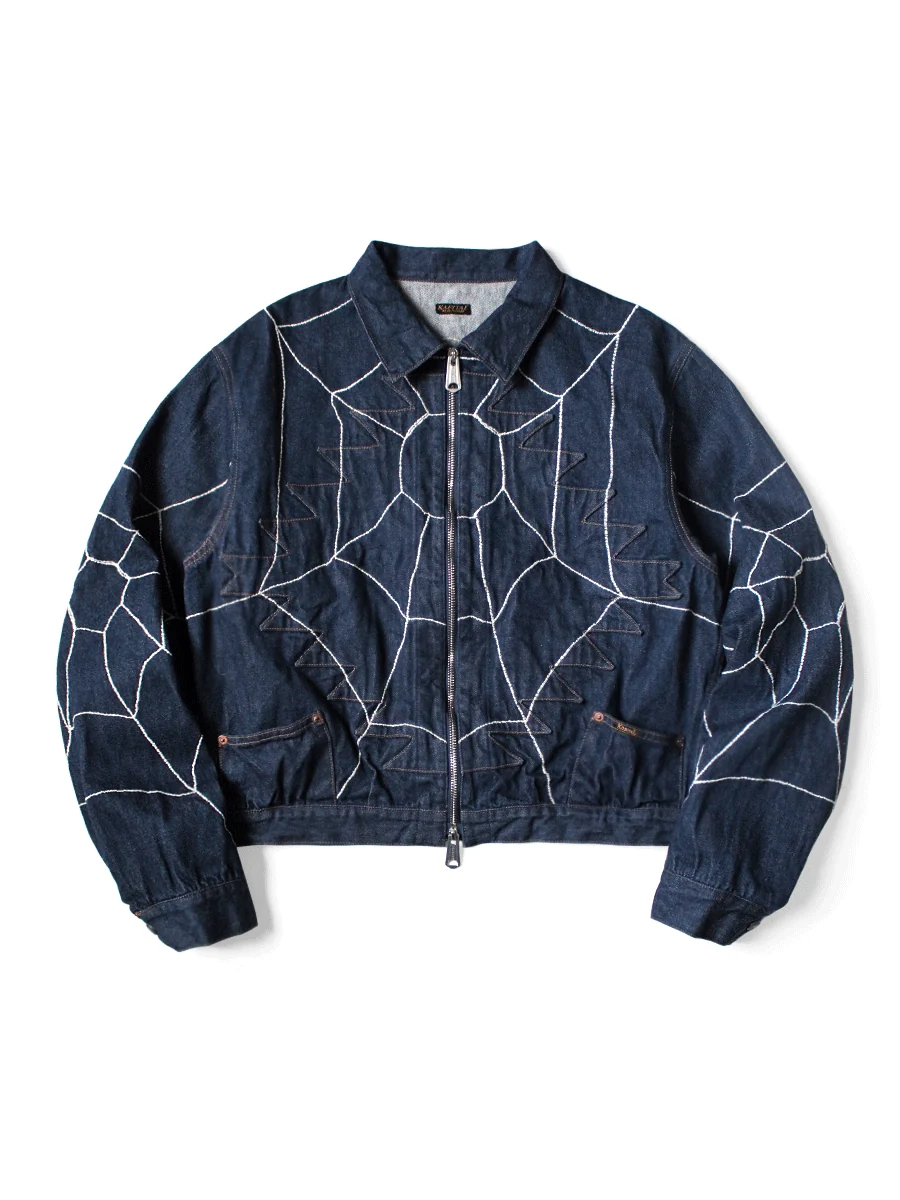 Kapital - 13oz Denim STD Thunderbird Blouson (KOUNTRY DREAM CATCH Remake) - Indigo