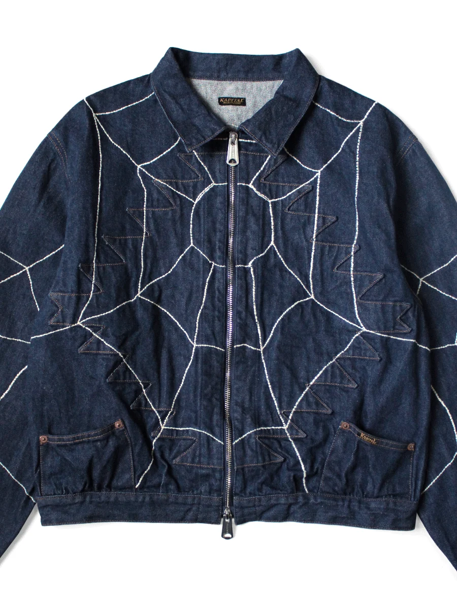 Kapital - 13oz Denim STD Thunderbird Blouson (KOUNTRY DREAM CATCH Remake) - Indigo - Image 6