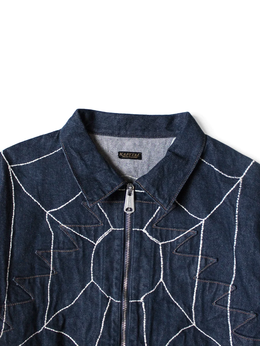 Kapital - 13oz Denim STD Thunderbird Blouson (KOUNTRY DREAM CATCH Remake) - Indigo - Image 7