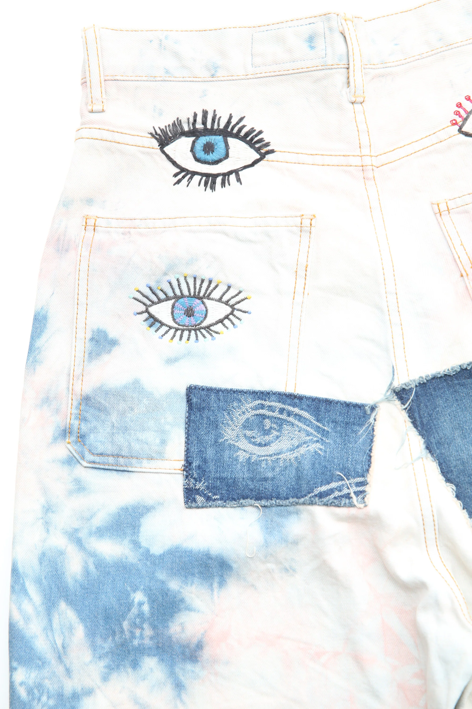 Kapital - 14oz Denim Tie-Dye Baggy Flare Pants(CrazyDixieRemake) - IPK - Image 14