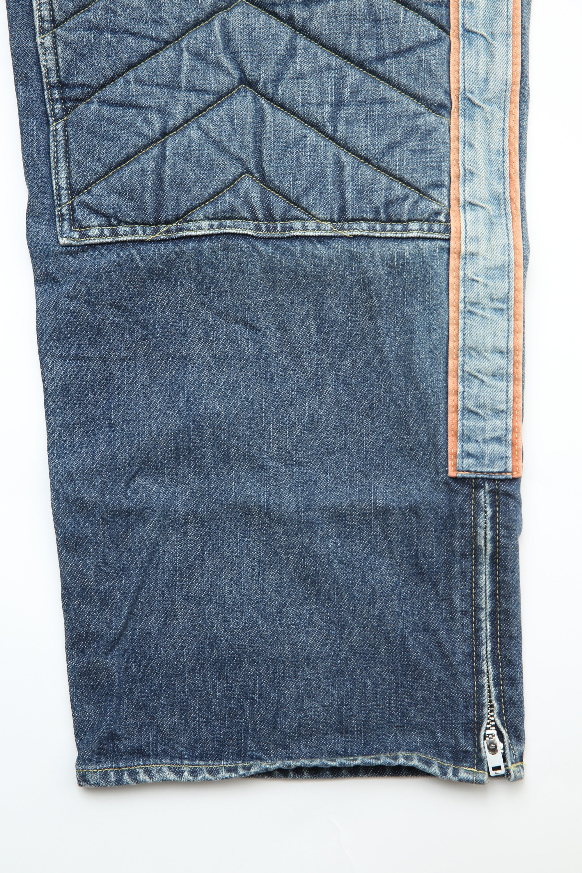 Kapital 14oz Denim KOUNTRY Motocross Pants "TODOTERRENO" - Pro - Indigo - Image 4