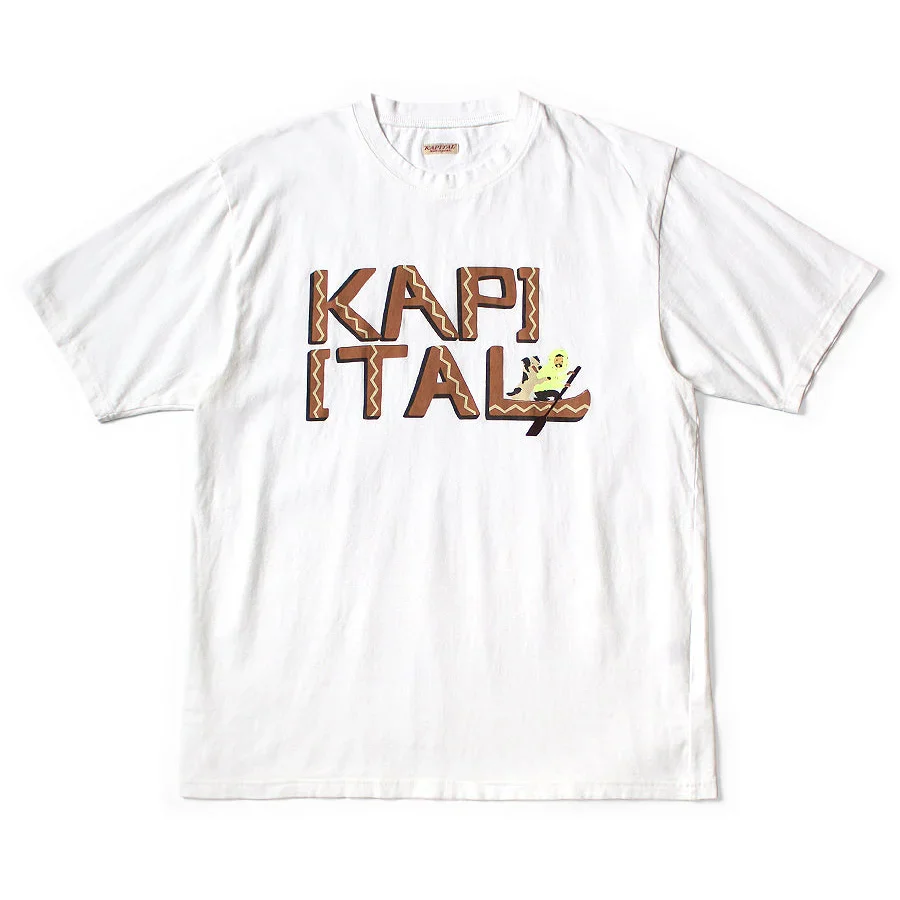 Kapital 20/-Jersey Crew T (CANOE KAPITAL) - Brick