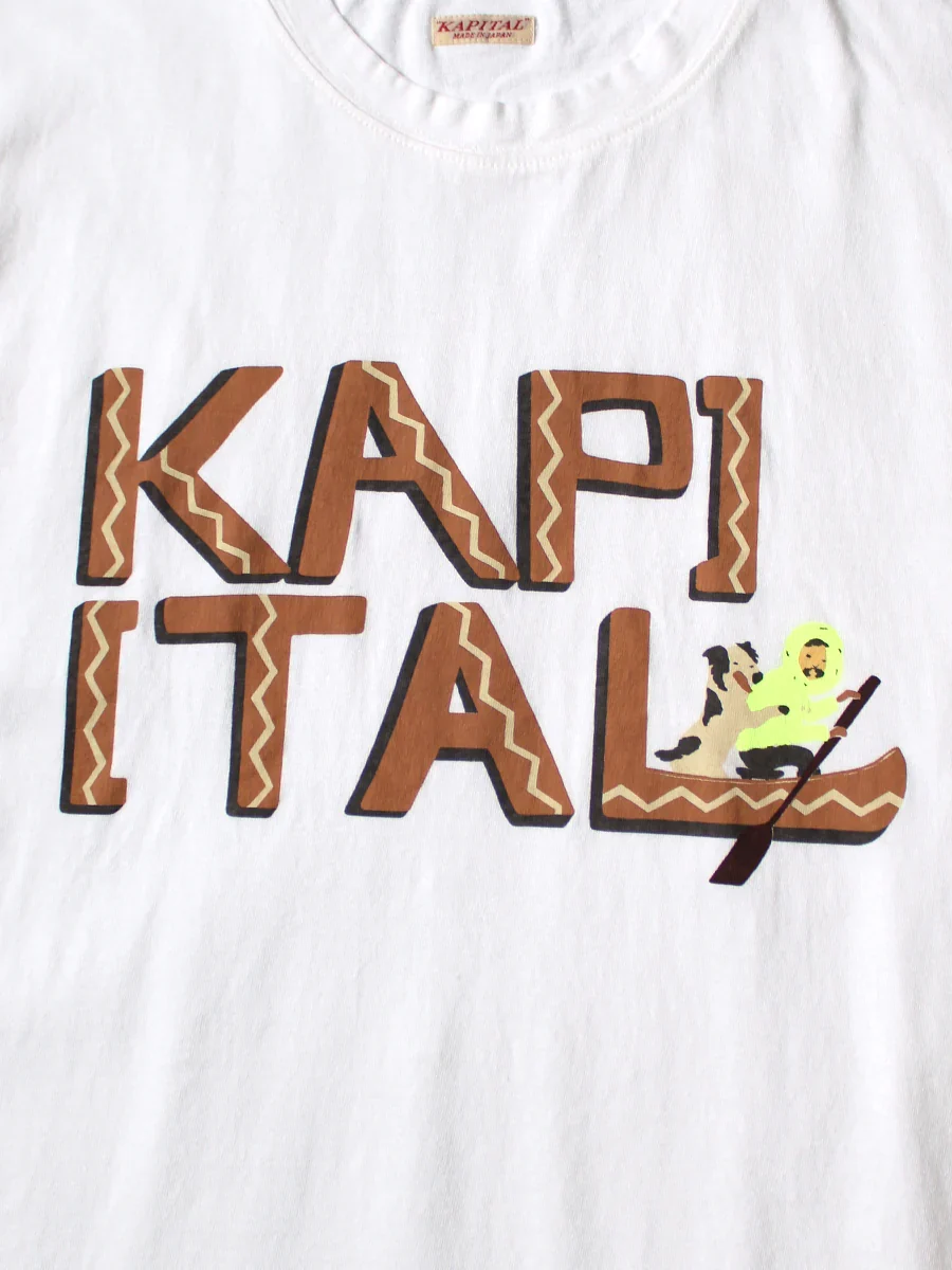 Kapital 20/-Jersey Crew T (CANOE KAPITAL) - Brick - Image 5