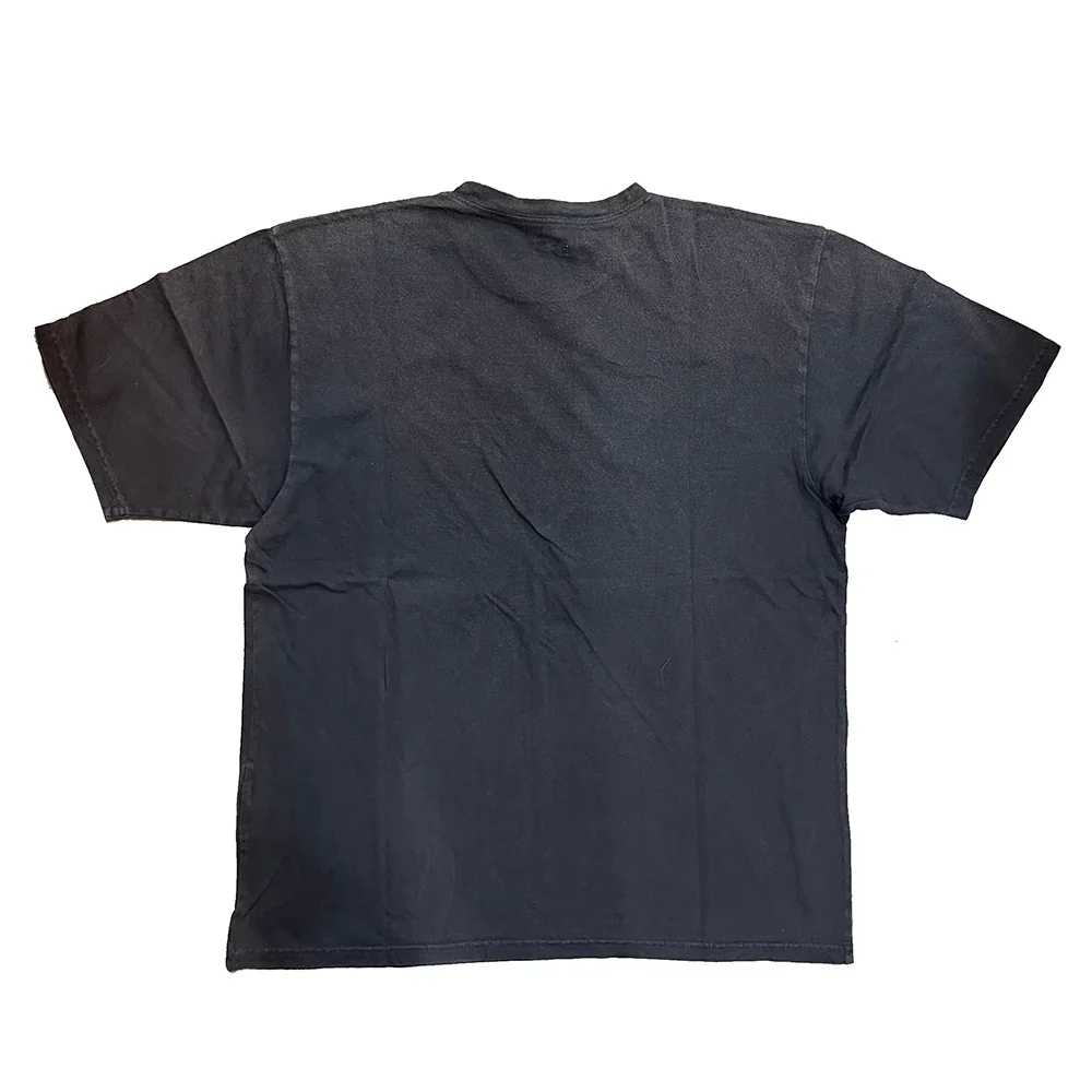 Kapital 20/-Jersey Crew T (PECKISH Rain Skull) - Black - Image 2