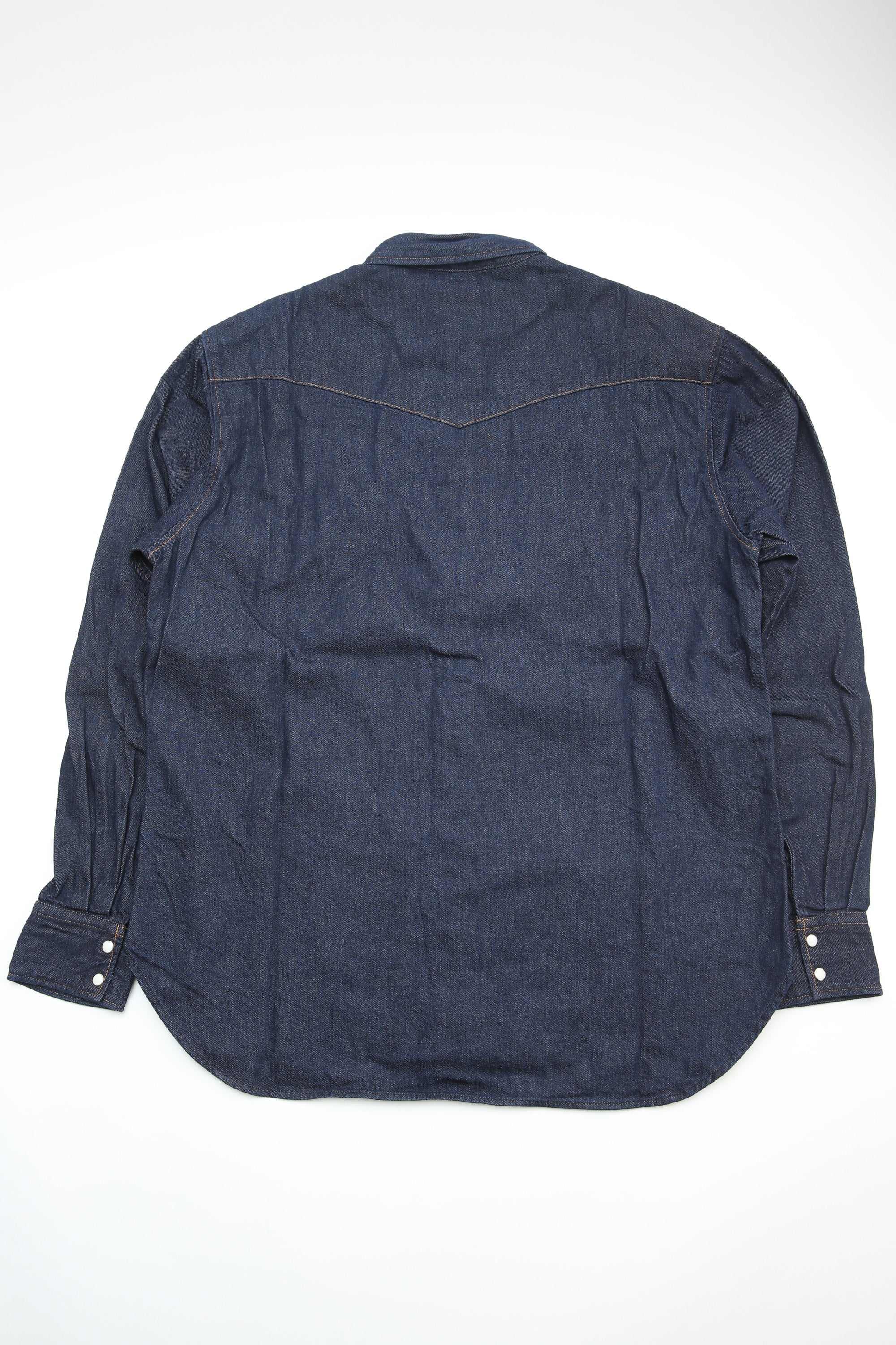 Kapital 8oz Denim HUSKY Western Shirt - Indigo - Image 6