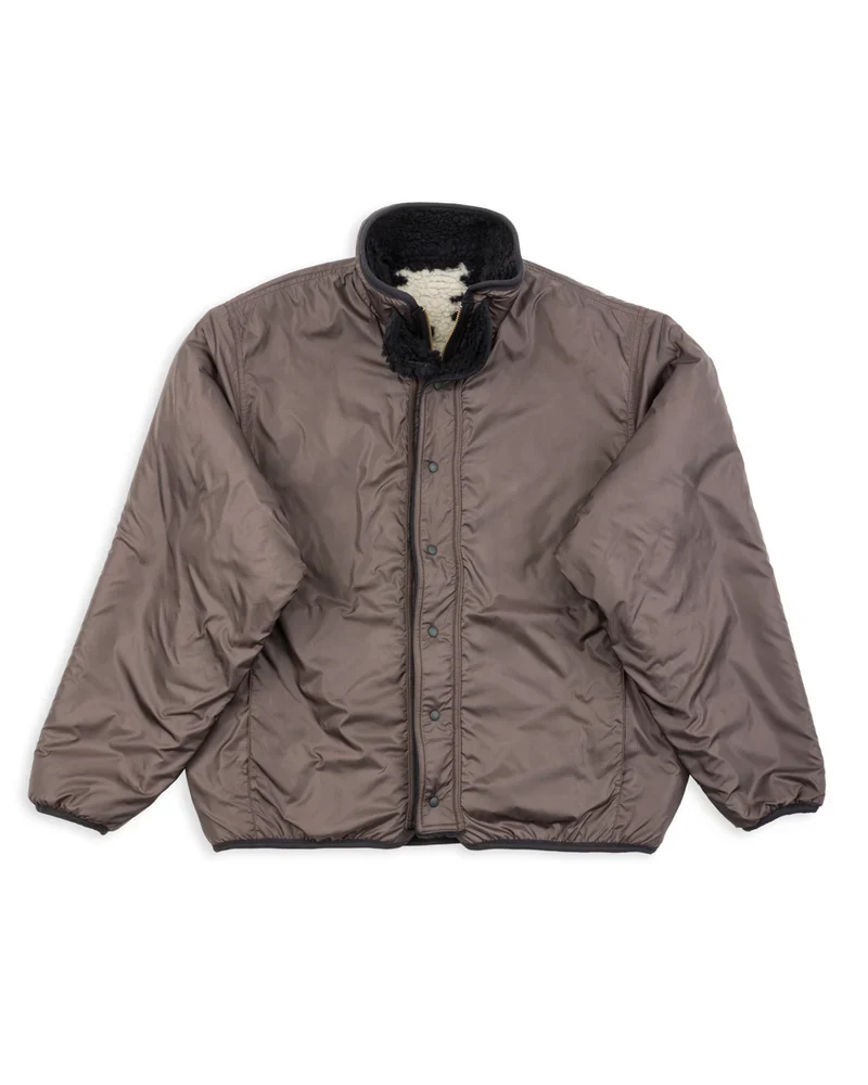 Kapital BONE Boa Fleece Reversible Blouson - Black - Image 2