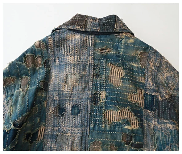 Kapital BORO CAVALIER Coat - INDIGO - (K2412LJ155) - Image 11