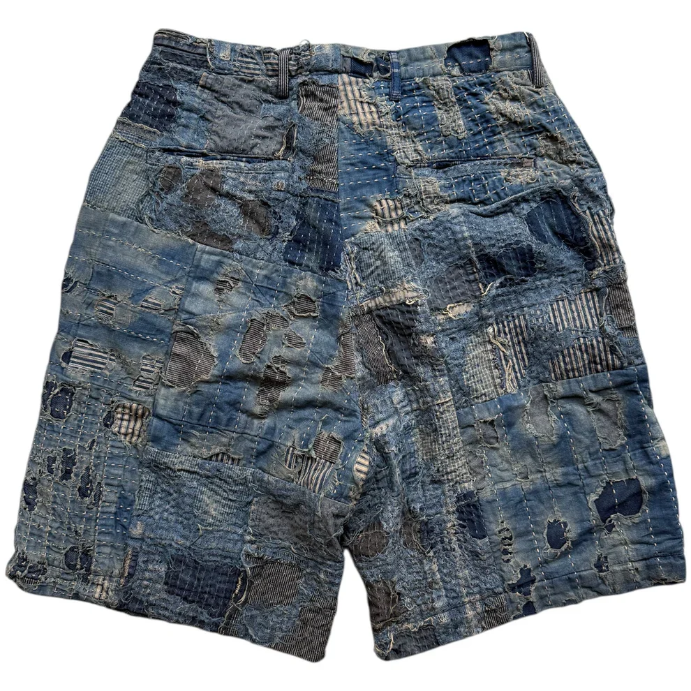 Kapital BORO IVY Short Pants - Indigo - Image 4