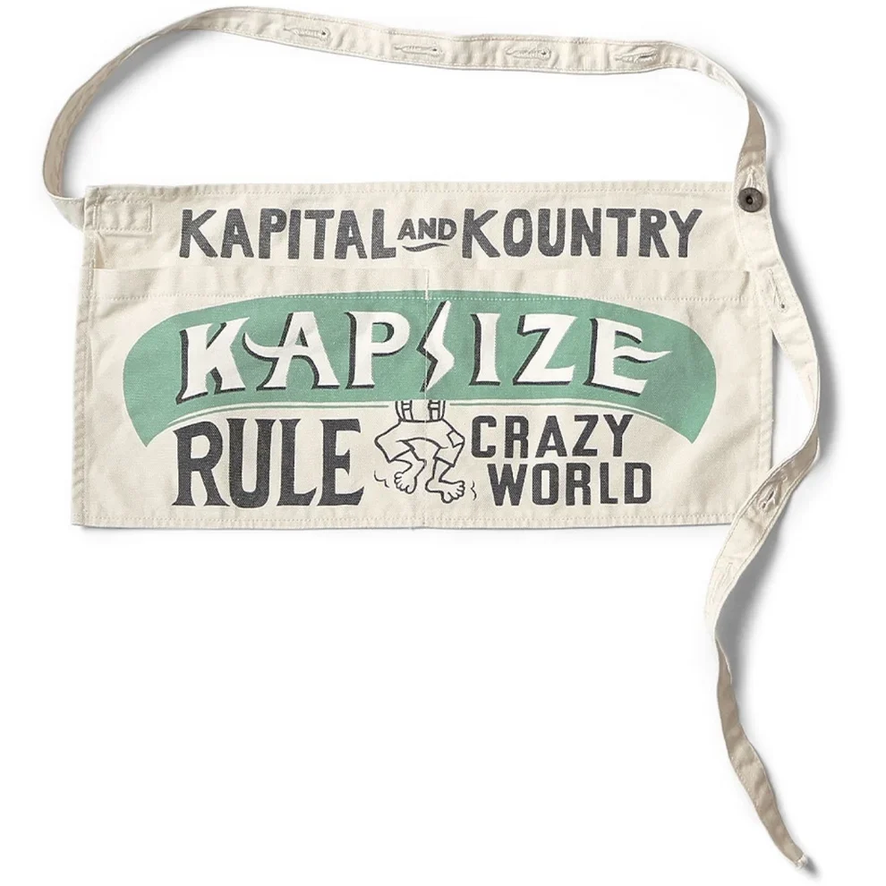 Kapital Canvas Short AD Apron (KAPSIZE RULE) - Mint