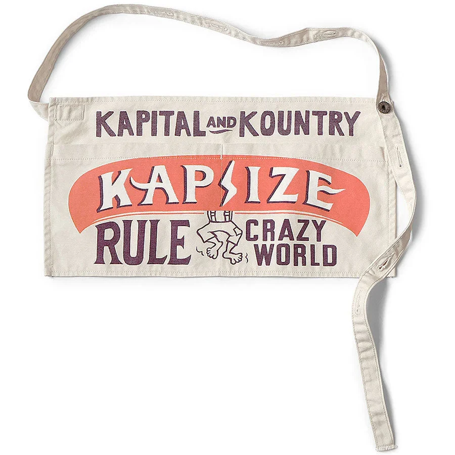 Kapital Canvas Short AD Apron (KAPSIZE RULE) - Orange