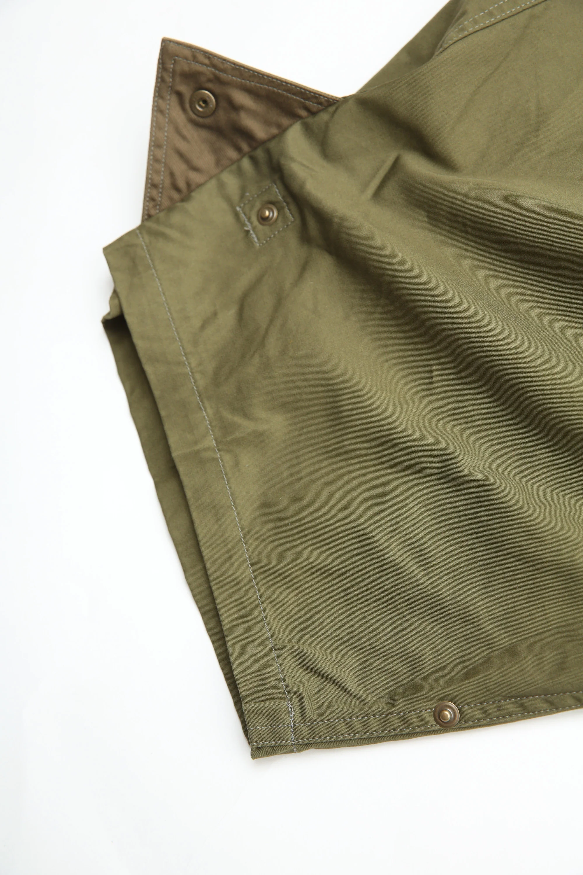 Kapital Combed Gabergine AOZAI Cargo Pants - Khaki - Image 10