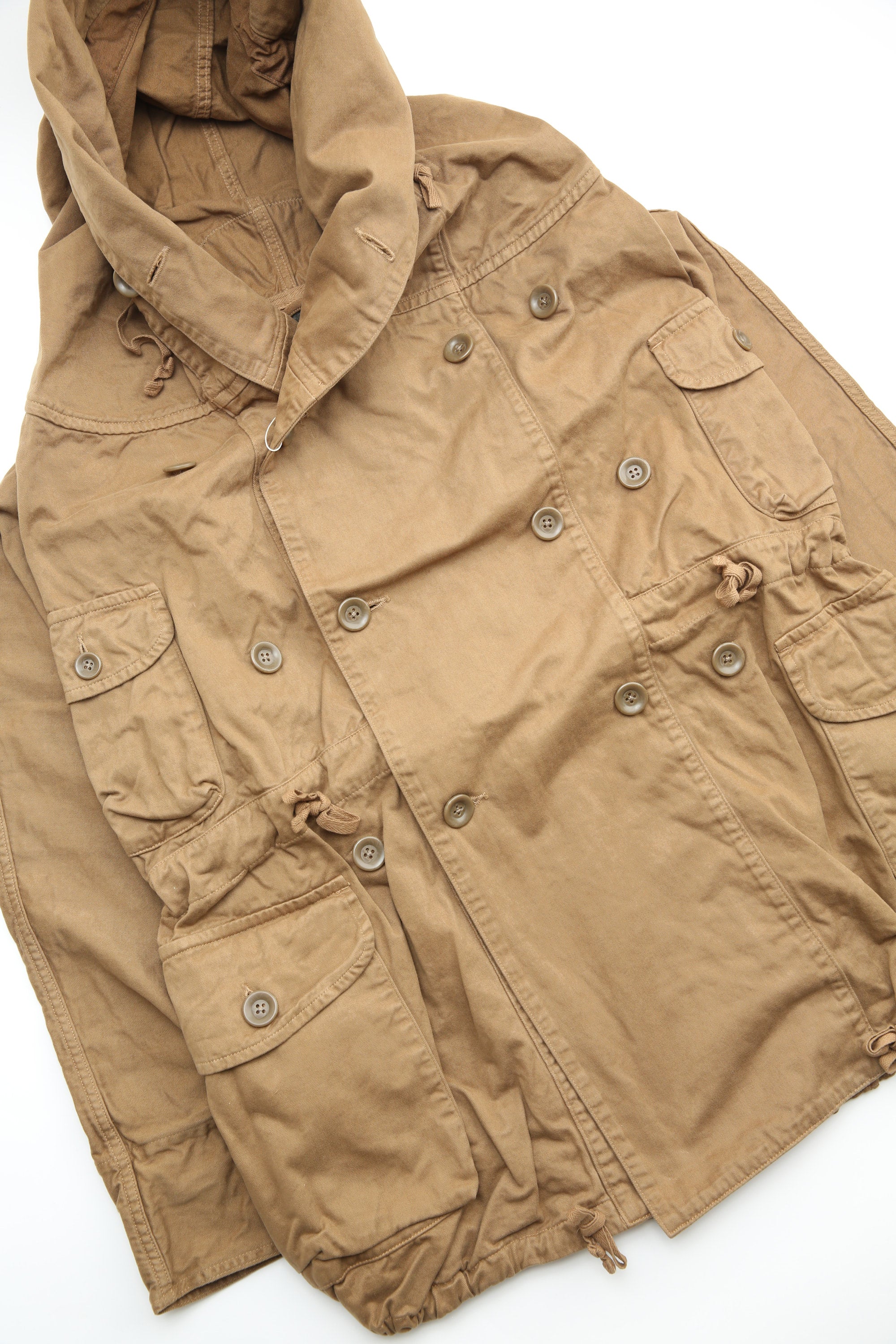 Kapital Katsuragi Cotton Ring Coat - Gold - Image 6