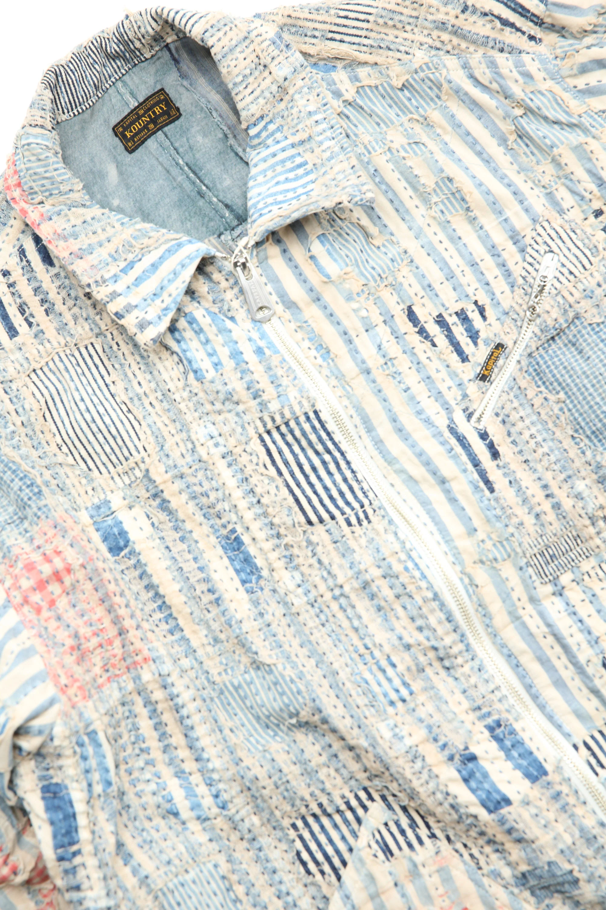 Kapital LIBERTY-BORO ZIP UP Blouson - Hickory - Image 7