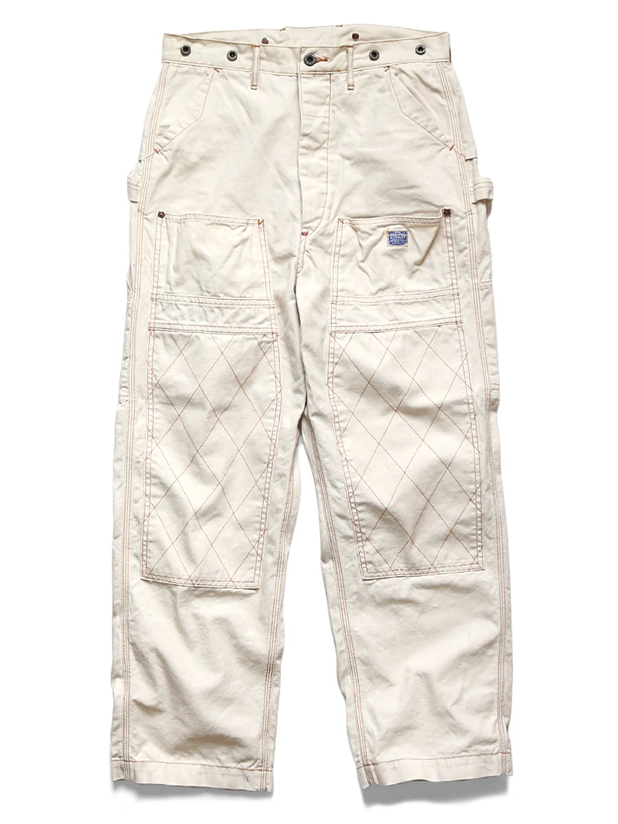 Kapital Light Canvas Lumber Pants - Ecru