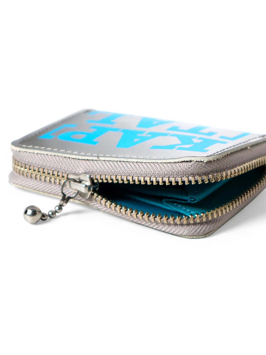 Kapital Mirrow Leather THUMBS-UP Mini Wallet - Green - Image 3